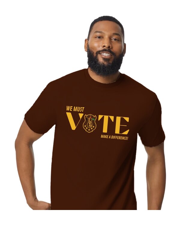 ΙΦΘ IPT "Rockee" Brown Voter T-shirt (MD-3X)