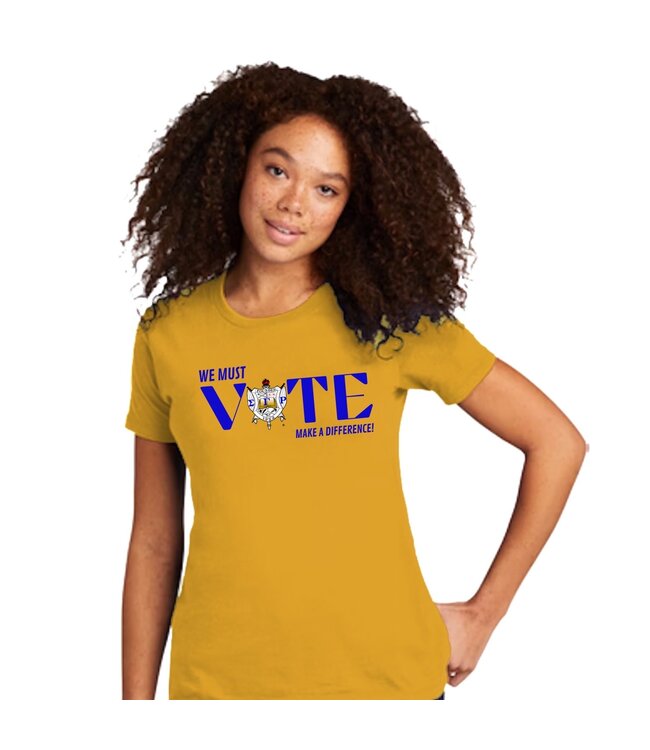 ΣΓΡ SGR "Rockee" Gold Voter T-shirt (SM - 3X)