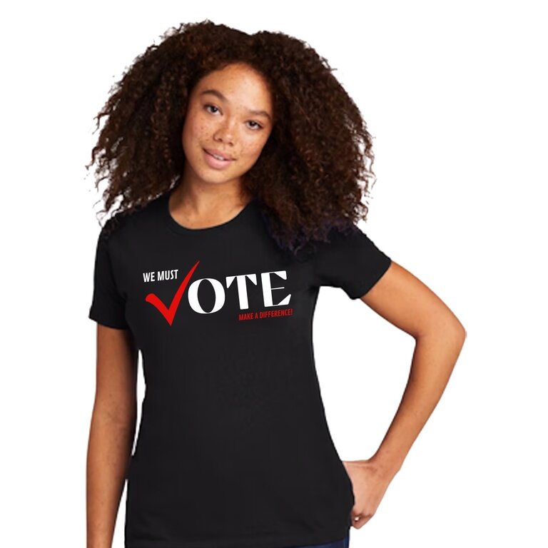 Unisex Black Voter Shirt (SM-3X)