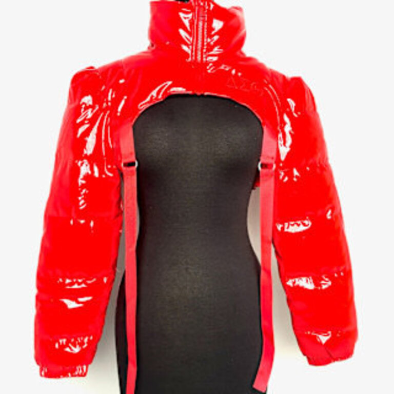 ΔΣΘ DST Red Puff Sleeve Shrug (SM) 2025