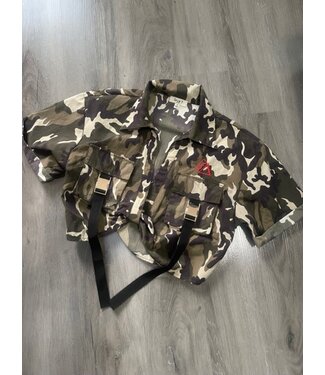 ΔΣΘ SALE DST 1913 Camo Crop Top (M,L) (FA25) FREE Pant Set