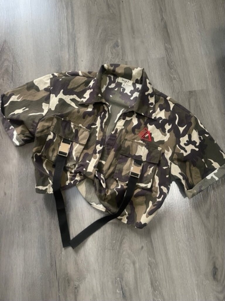 ΔΣΘ DST 1913 Camo Crop Top (M,L) 2025