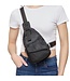 ΔΣΘ DST Black Nylon Zip Pocket Sling Backpack 2025