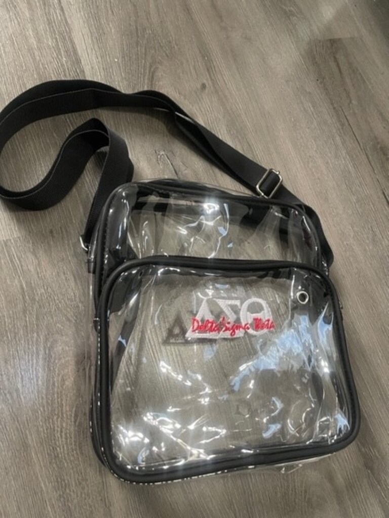 ΔΣΘ DST Clear Stadium Crossbody Bag 2025