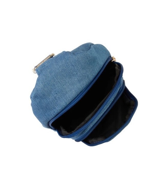 ΔΣΘ DST Denim Zip Double Pocket Sling Backpack 2025