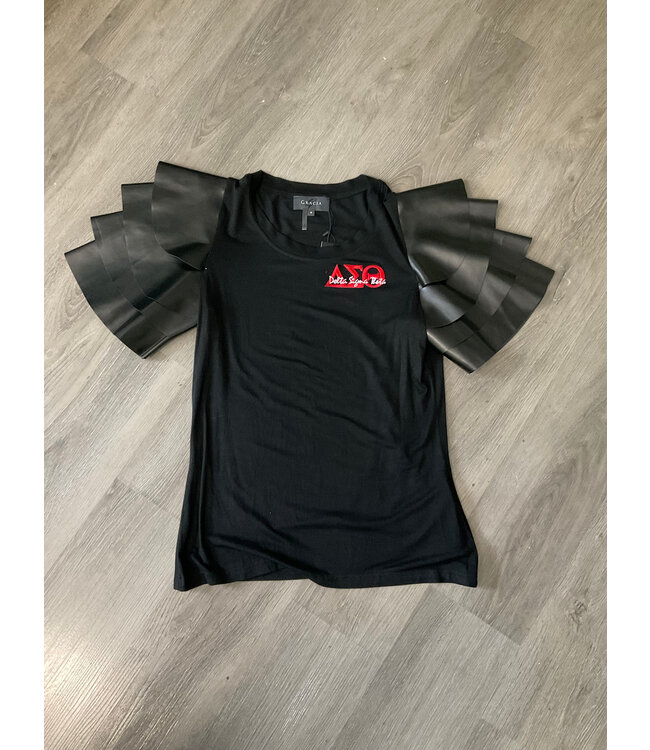 ΔΣΘ DST Black Butterfly Top (SM)(FA25)