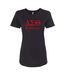ΔΣΘ MO DST  Embroidered Fitted Black Crew