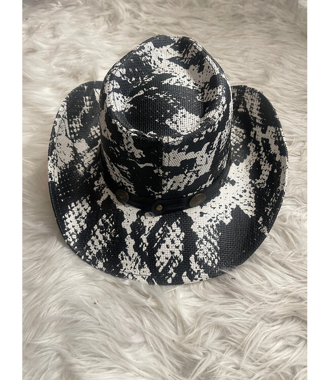 ΔΣΘ MO DST Snake Skin Cowboy Hat - 2 Options (FY25Y)