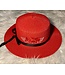 ΔΣΘ DST Straw Hats - WH Symbols, Red Symbols, Striped Patch, Bow (FA25)