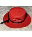 ΔΣΘ DST Straw Hats - WH Symbols, Red Symbols, Striped Patch, Bow (FA25)