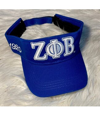 ΖΦΒ SALE! ZPB Zeta Phi Beta Royal Visor (SP26)