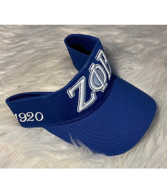 ΖΦΒ SALE! ZPB Zeta Phi Beta Royal Visor (SP26)