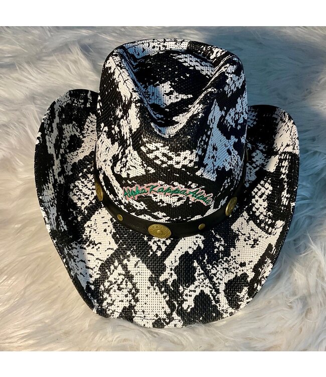 ΑΚΑ AKA Snakeskin Cowboy Hat (FA25Y)