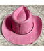 ΑΚΑ SALE! AKA Pink Lightweight Cowboy Hat with Rhinestones & Ivy (SP26)
