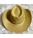 ΣΓΡ SGR Gold Suede Cowboy Hat w/Embroider (FA25Y)