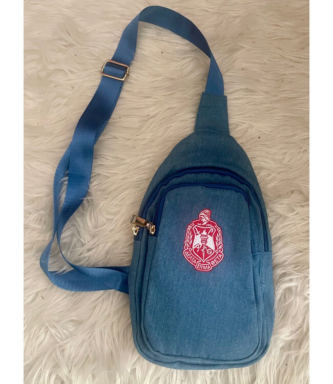 ΔΣΘ SALE! DST Denim Crossbody - Multiple Styles (FA25Y)
