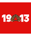 ΔΣΘ DST Embroidered 1913 Mid Red T-shirt (FA25)