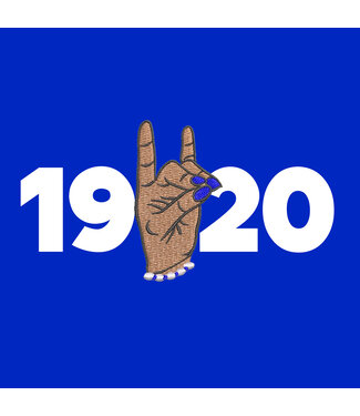 ΖΦΒ NEW! ZPB Embroidered 1920 Royal T-shirt (FA25)