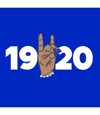 ΖΦΒ ZPB Embroidered 1920 Royal T-shirt (FA25)