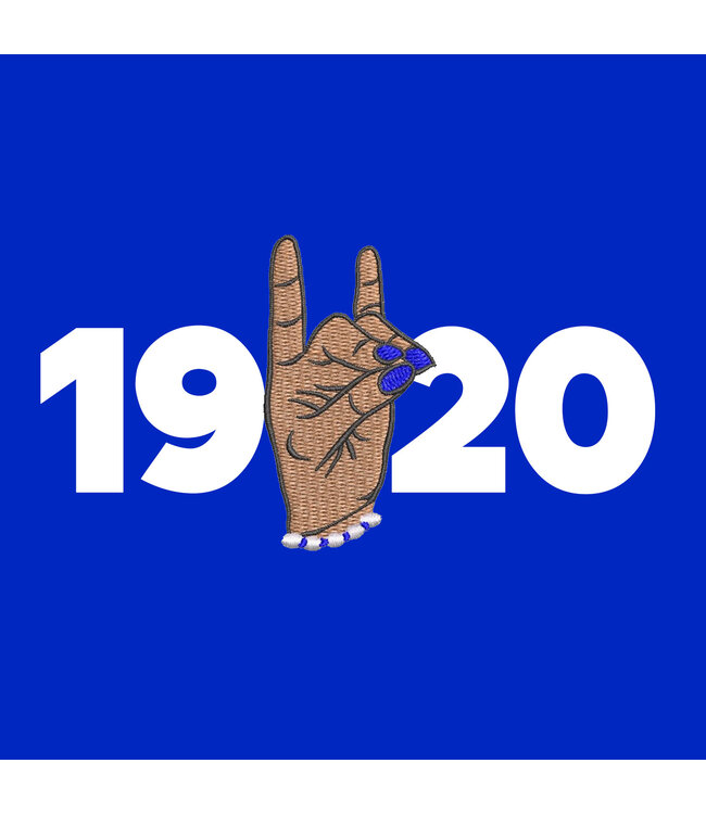ΖΦΒ ZPB Embroidered 1920 Royal T-shirt (FA25)