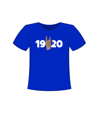 ΖΦΒ NEW! ZPB Printed 1920 Royal T-shirt (FA25)