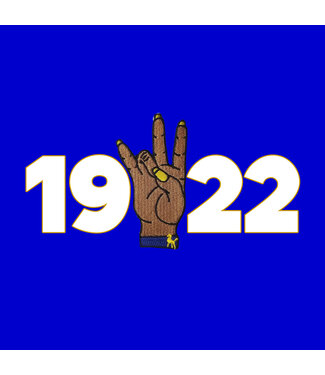 ΣΓΡ NEW! SGR Sigma Gamma Rho Printed 1922 Royal T-shirt (SP26)