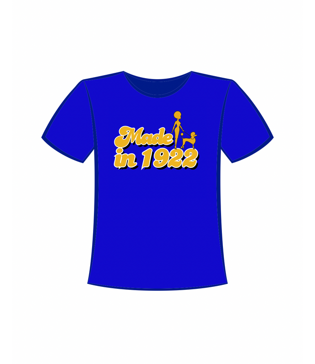ΣΓΡ NEW! SGR Sigma Gamma Rho Embroidered Made Poodle Royal T-shirt (SP26)