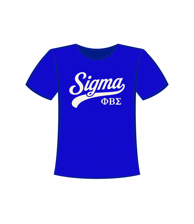 ΦΒΣ PBS Embroidered Sigma Royal T-shirt (FA25)