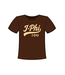 ΙΦΘ NEW! IPT Iota Phi Theta Embroidered I-Phi Brown T-shirt (SP26)