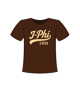 ΙΦΘ IPT Printed I-Phi Brown T-shirt (FA25)