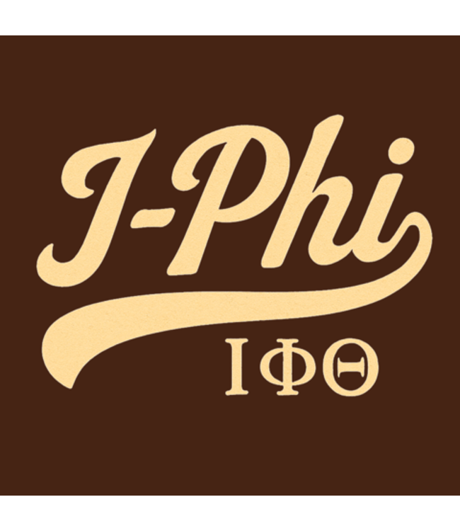 ΙΦΘ NEW! IPT Iota Phi Theta Printed I-Phi Brown T-shirt (SP26)