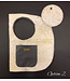 ΣΓΡ SGR Embroidered Cowhide D Bag with square/or rounded pocket (FA25)