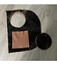 Cowhide D Bag with Brown Leather and Pouch