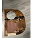 W Brown Cowhide Signature D Bag w/Pouch & Earrings (FA25)