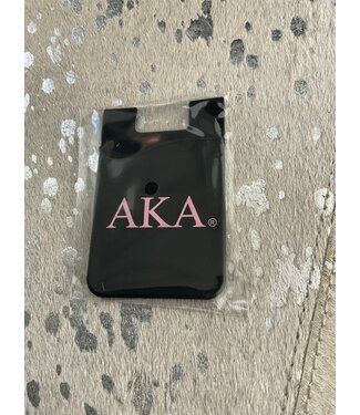 ΑΚΑ SALE! AKA Silicone Phone Wallet Black (SP26) 50% off