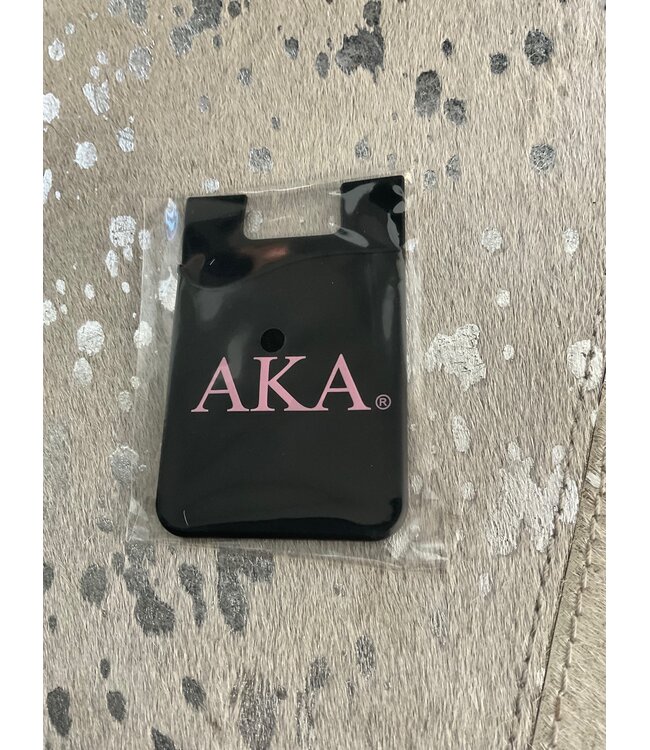 ΑΚΑ AKA Silicone Phone Wallet Black (FA25)