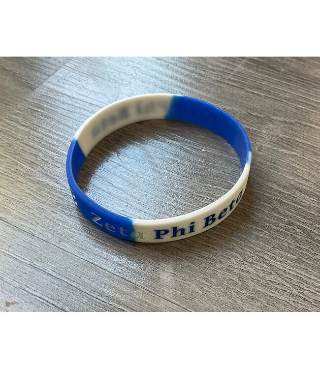 ΖΦΒ SALE! ZPB Zeta Phi Beta Silicone Bracelet (SP26)