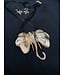 W Gold Elephant Necklace/Earrings Set (only 1 left) (FA25)