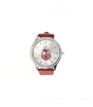 ΔΣΘ DST Shield Watch with Leather Band (FA25)