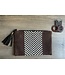 W Leather Woven Clutch (FA25)