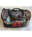 ΔΣΘ DST Cowhide Embroidered Duffle Bag