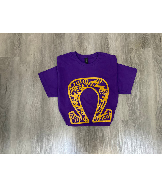 ΩΨΦ OPP Themed Omega Purple Shirt(FA25)