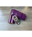 ΩΨΦ NEW! Purple Leather Cigar Cases with Cutter(FA25)