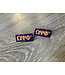 ΩΨΦ OPP Purple & Gold Frat Letter Pin(FA25)
