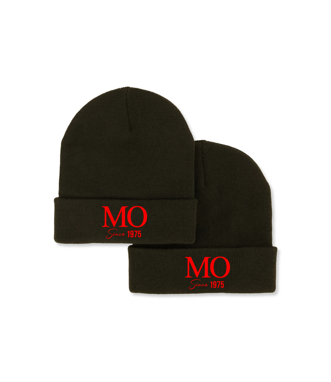 ΔΣΘ MO DST 50th Cream & Black Traditional Beanie (FA25)