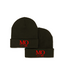 ΔΣΘ MO DST 50th Cream & Black Traditional Beanie (FA25)