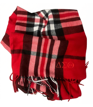 ΔΣΘ DST Cashmere Scarf Red (FA25)