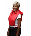 ΔΣΘ SALE DST Red Puff Open Vest w/Hood (FA25)