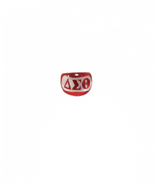 ΔΣΘ NEW! DST Fun Clear Handcrafted Rings (red) (FA25)
