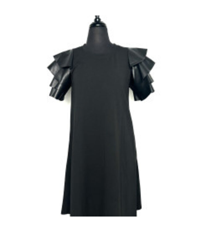 DST black butterfly swing  dress (FA25)